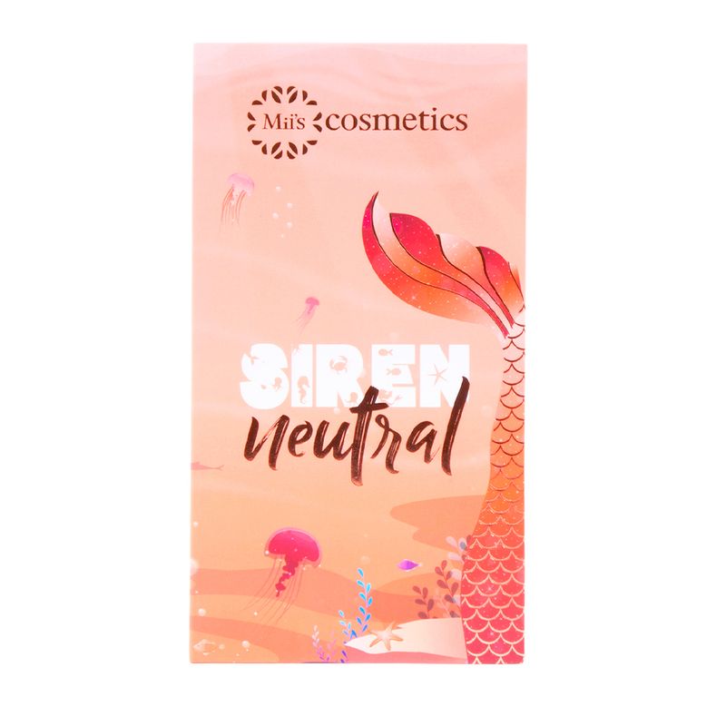 Miis Cosmetics Paleta de Sombras para Ojos Siren Neutral PSN01
