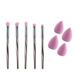 Satine Set Brochas Maquillaje Ojos + Blenders SA-213