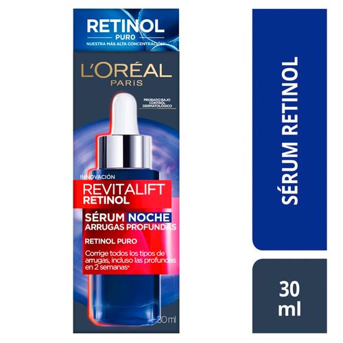 Serum Noche Antiarrugas L'Oréal París Revitalift Retinol 30ml