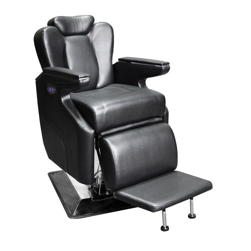 Sileti Sillón Peluqueria Reclinable Eléctrico Negro ST-2206