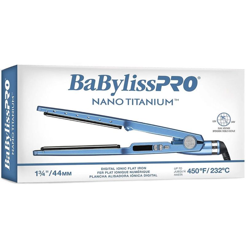 Babyliss Nano Titanium Plancha 1-3/4 450° F BNT4094TSR