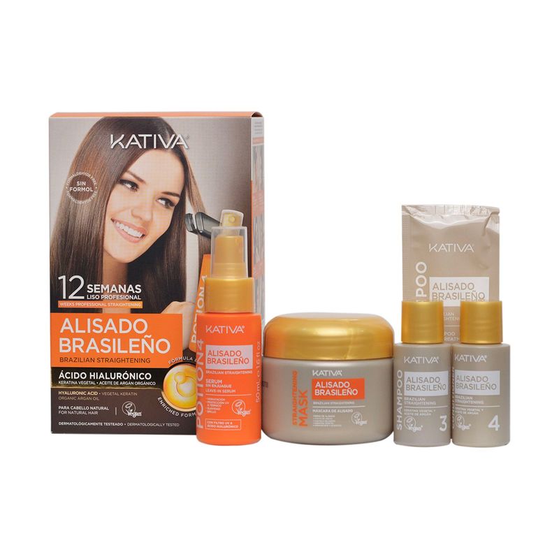 Kativa Alisado Brasileño Ácido Hialurónico+potion 4 75063013
