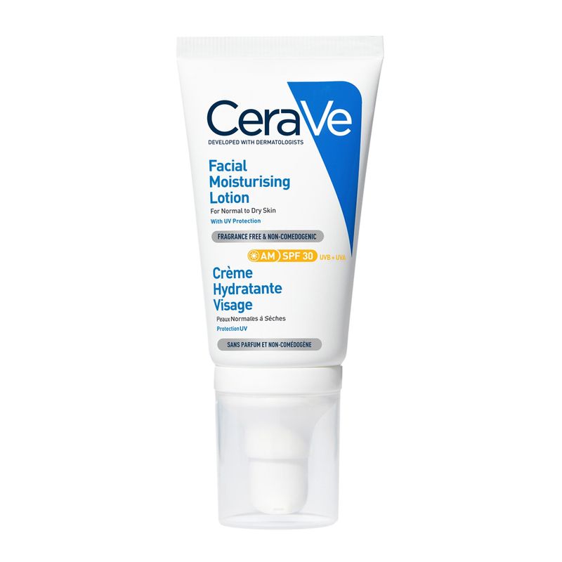 CeraVe Crema Hidratante Facial Piel Normal a Seca SPF 30 52 ml. 40620