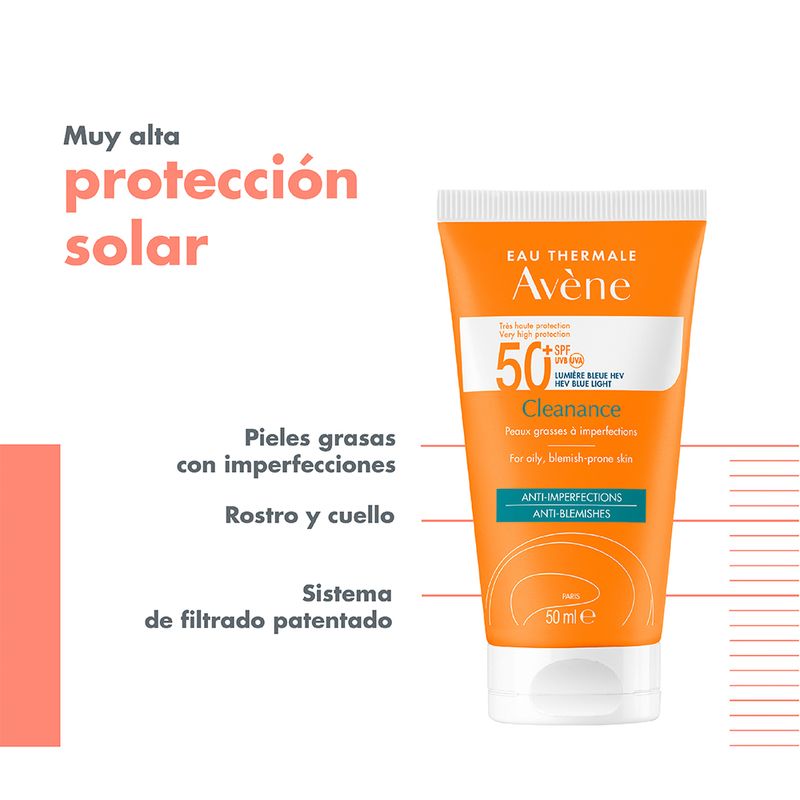 Avene Cleanance Solar SPF 50+ 50 ml. AV-1938