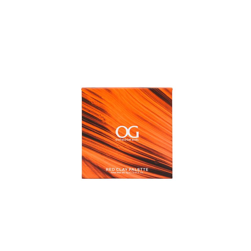 OG Outdoor Girl Red Clay Palette 9 Tonos 9g. DE7278