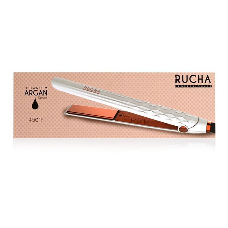 Rucha Plancha para Cabello Titanium Argán Deluxe 1 6002815
