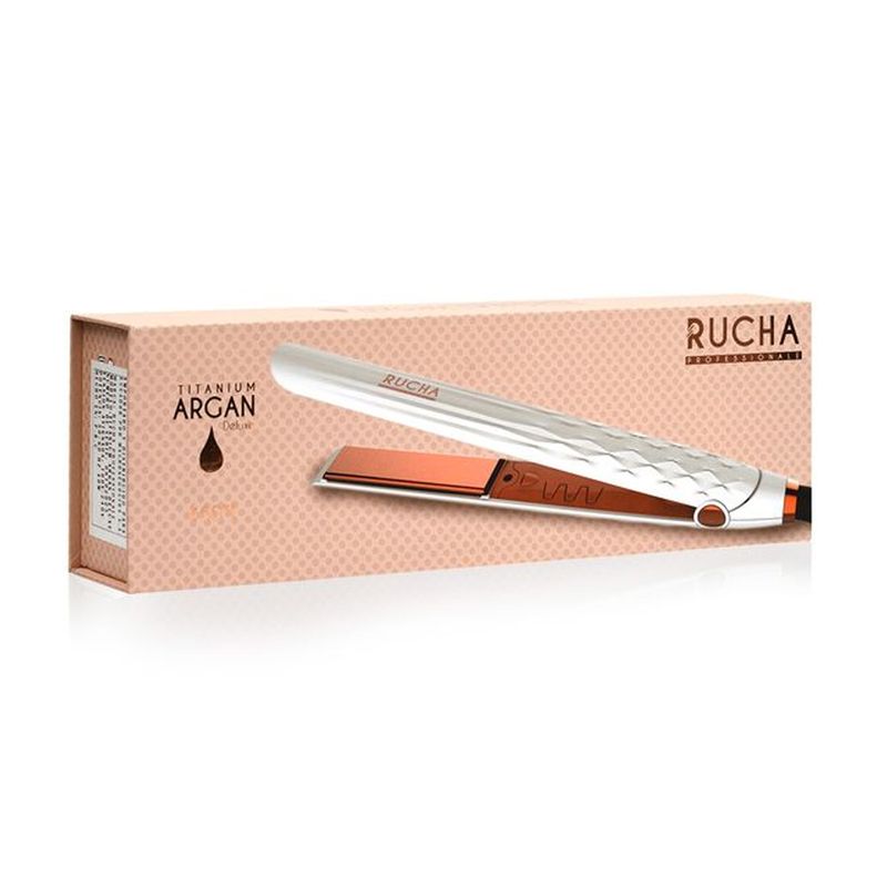 Rucha Plancha para Cabello Titanium Argán Deluxe 1 6002815