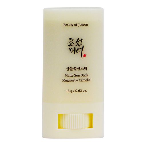 Beauty of Joseon Matte Sun Stick Mugwort + Camelia Spf50+ | Barra Solar Mate Artemisia Vulgaris y Camelia 18g.