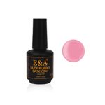 E&A E&A Rubber Base Coat Soak-off 15ml. Pink EA-RUB-01