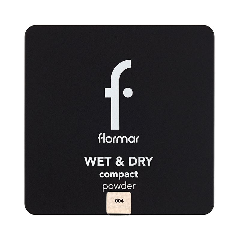 Flormar Flormar Wet&Dry Compact Powder | Polvo compacto Wet&Dry 10gr. 004 Sandy Vanilla 31000240-004