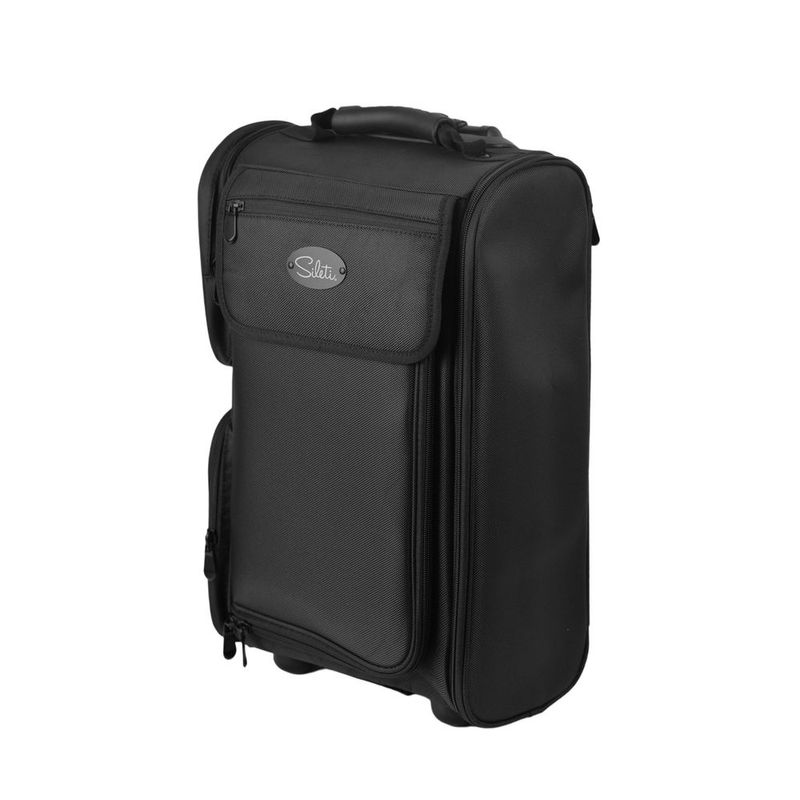 Sileti Sileti Mochila Cosmetiquero Grande Negro con Ruedas ST-9702