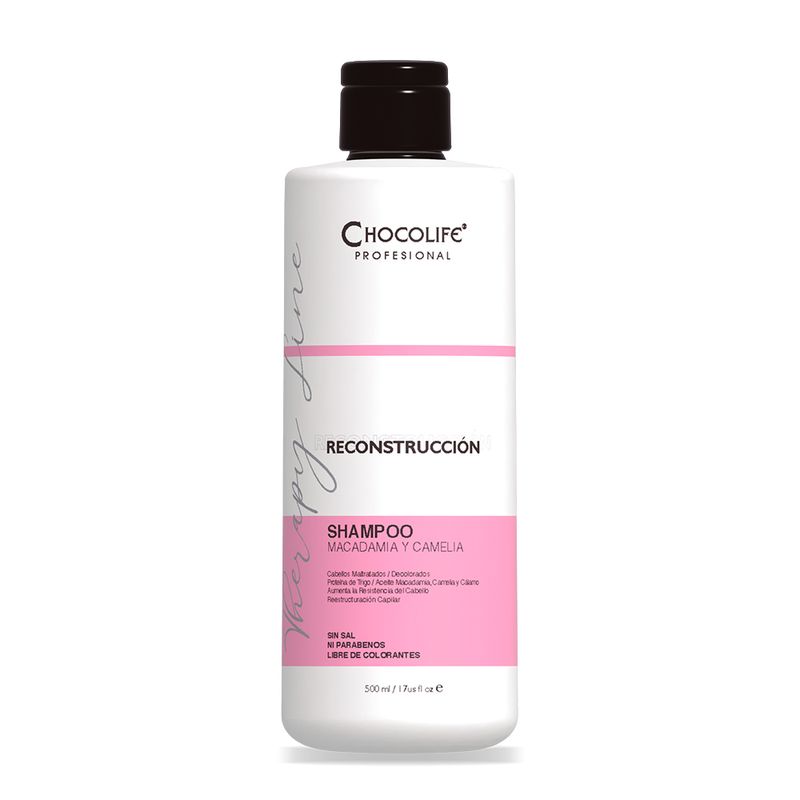 Chocolife Chocolife Therapy Line Shampoo Reconstrucción Macadamia y Camelia 500ml. 0808