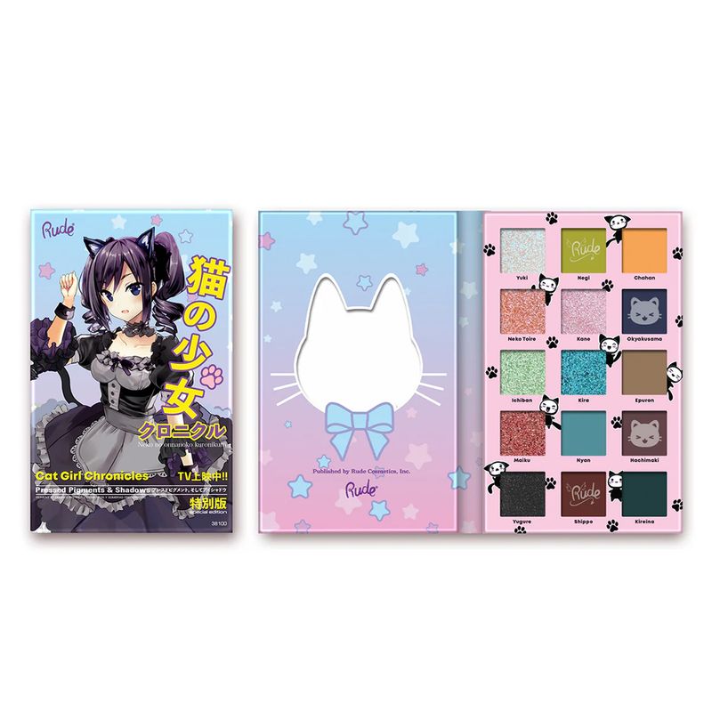 Rude Rude Manga Collection Cat Girl Dream Chronicles Paleta de Sombras 22g. 38100
