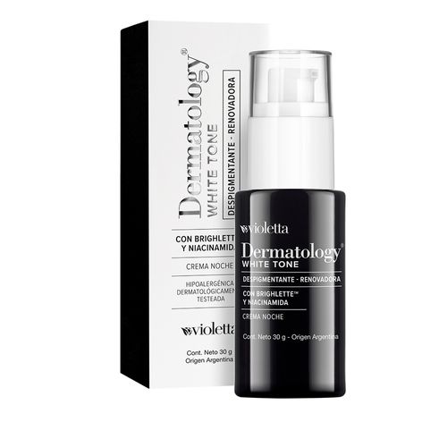 Violetta Dermatology White Tone Crema Despigmentante de Noche 30g.