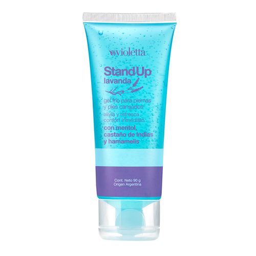 Violetta Stand Up Lavanda Gel Frio para Piernas y Pies Cansados 90g.