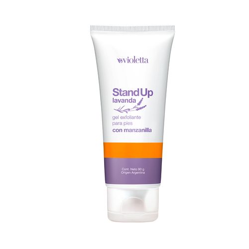 Violetta Stand Up Lavanda Gel Exfoliante para Pies con Manzanilla 90g.