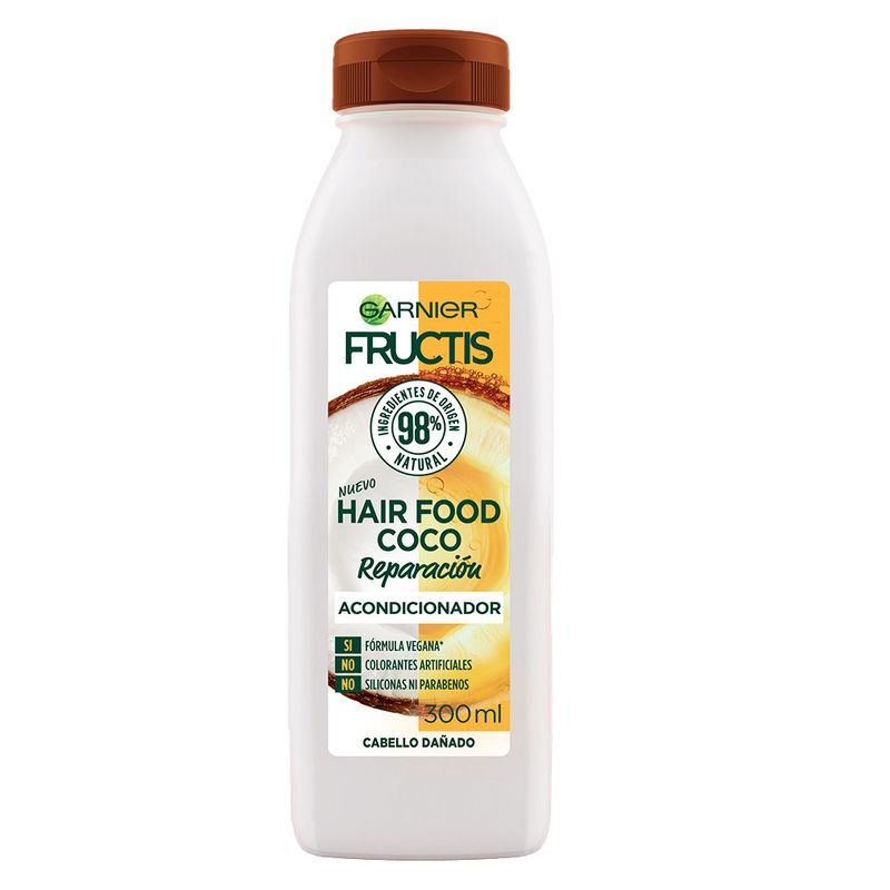 Garnier Garnier Fructis Hair Foods Acondicionador Reparación Coco 300ml. 44207
