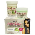 Color 1 Color 1 Afro-Liss Kit Alisado sin Amoníaco para Cabellos Afros 400g. 63069