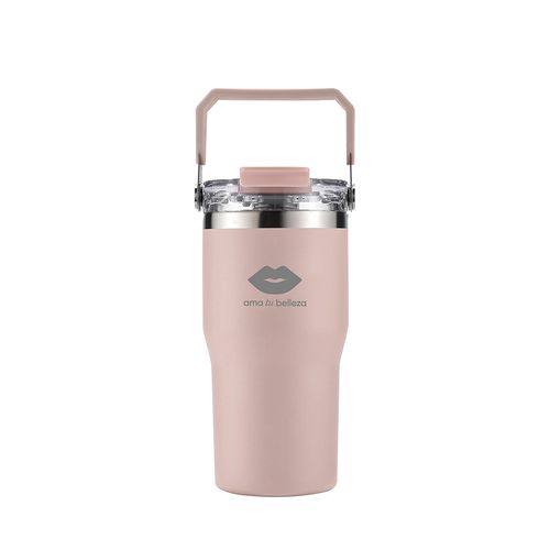 DMujeres Termo Acero Inoxidable Agarradera | Color Aleatorio 600ml.