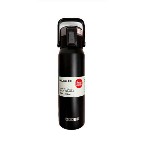 DMujeres Termo Sport Acero Inoxidable Negro 700ml.