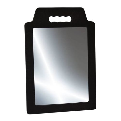 Espejo Barberia Negro Rectangular