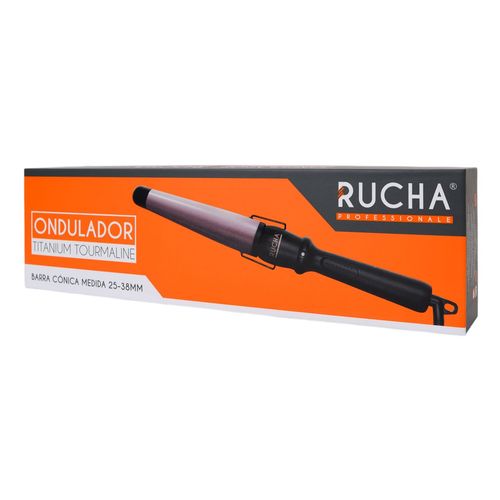 Rucha Ondulador Profesional Negro y Rose Gold 25-38mm