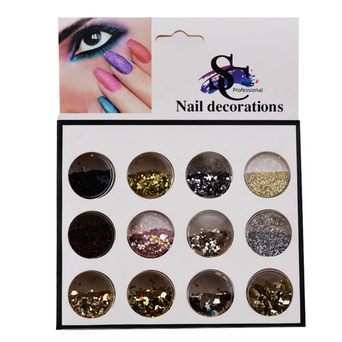 Kit Decoraciones para Uñas Varios Modelos Color Surtido