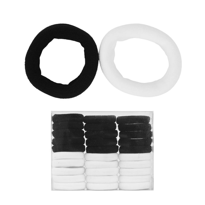 XCLIP-Xclip-Set-Elasticos-Blanco-y-Negro-30und-XC-7118