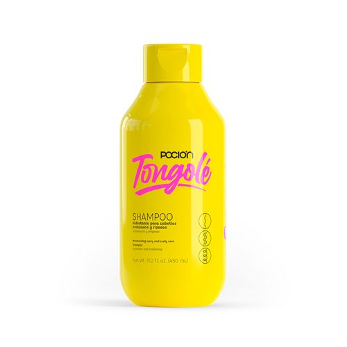 Poción Tongolé Shampoo Hidratante Ondulados y Rizados 450ml.