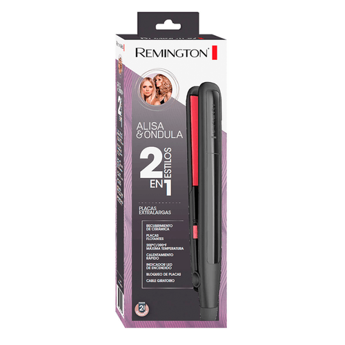 Remington Plancha 2 en 1 | Alisadora y Onduladora 200°C