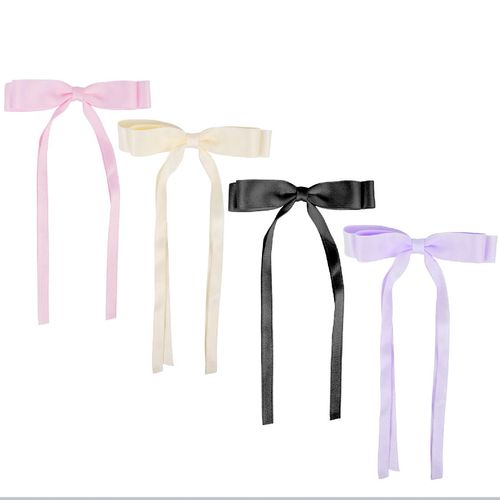 Xclip Lazo de Tela Satinada para Cabello Color Surtido