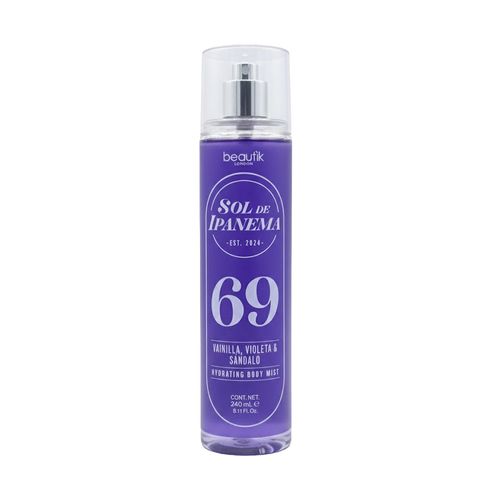 Beautik London Sol de Ipanema Hydrating Body Mist 69 Vainilla Violeta & Sándalo 240ml.