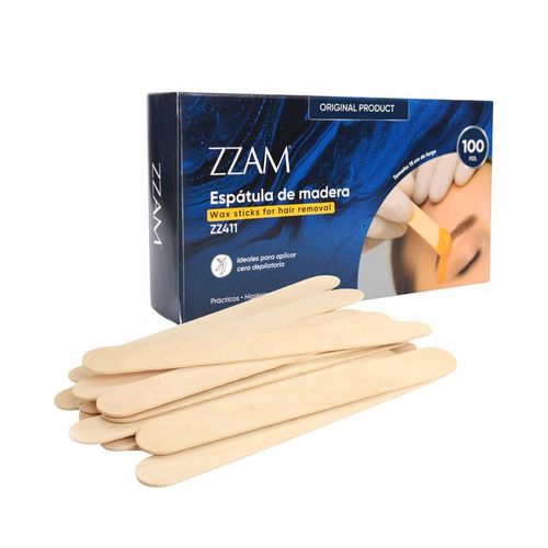 Zzam Espátulas de Madera para Depilación 100unds.