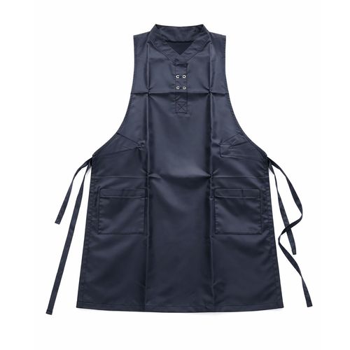 Mandil Profesional de Peluquería Antifluido Negro