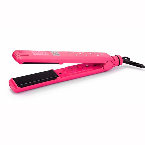 Rucha Plancha de Cabello Glow Up Magenta Titanium Profesional